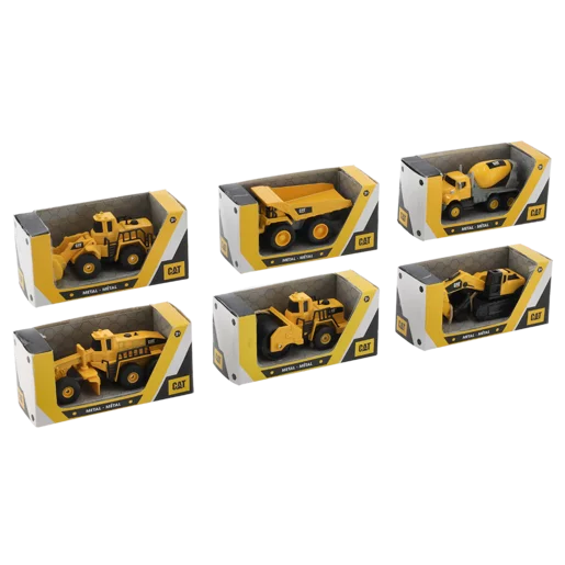 Cat Die Cast Metal Single 4Inc 6Asst