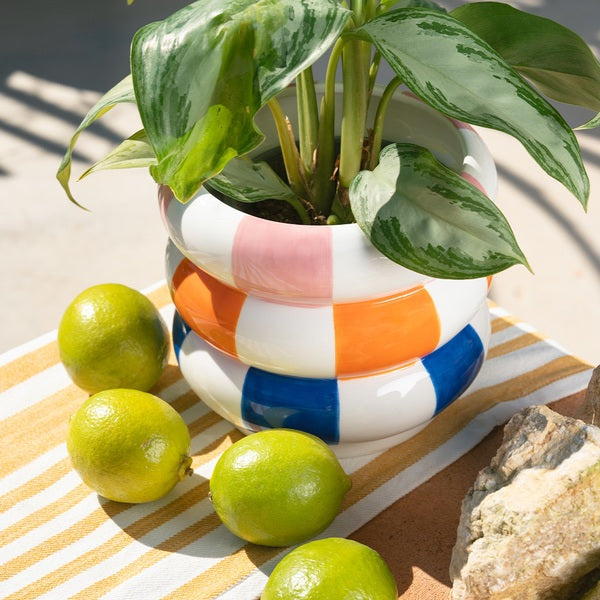 Balvi Plant Pot Floats Multicolor Ceramic 14.5 Cm
