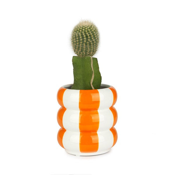 Balvi Plant Pot Floats Orange Ceramic 12 Cm
