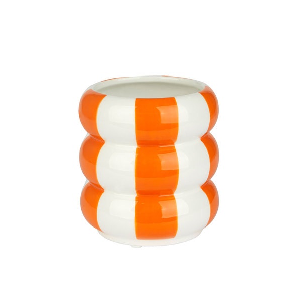Balvi Plant Pot Floats Orange Ceramic 12 Cm