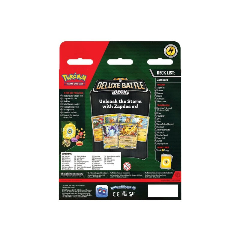 بوكيمون TCG - معركة ديلوكس مارس Ex - ناينتيلز/زابدوس