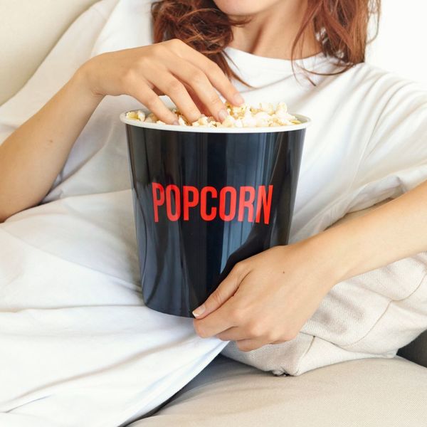 Balvi Popcorn Bowl Popcorn Streaming Black 2.8 L