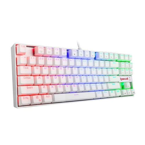 Redragon Kumara White, Wired Mechanical Keyboard, Rgb