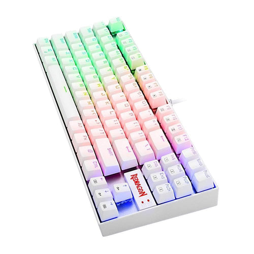 Redragon Kumara White, Wired Mechanical Keyboard, Rgb