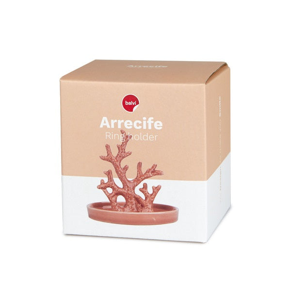Balvi Ring Holder Arrecife Coral Porcelain