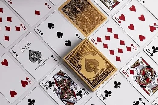 Playing Cards: Bicycle - Metalluxe Gold