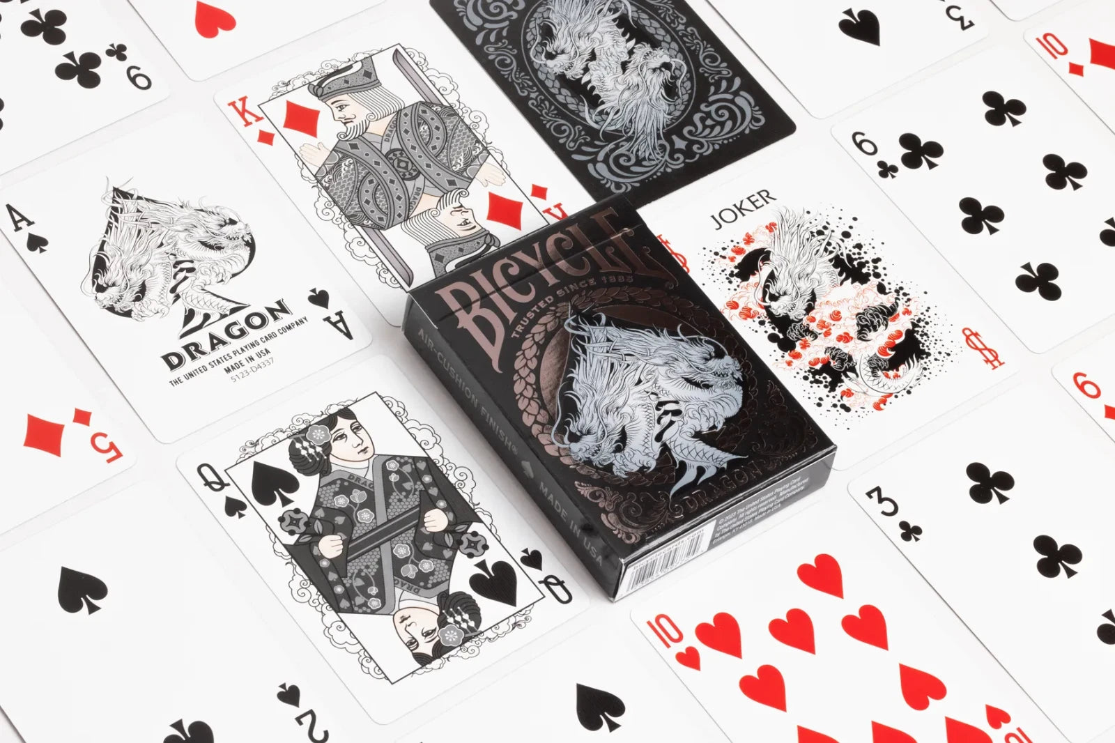 Playing Cards: Bicycle - Dragon Black