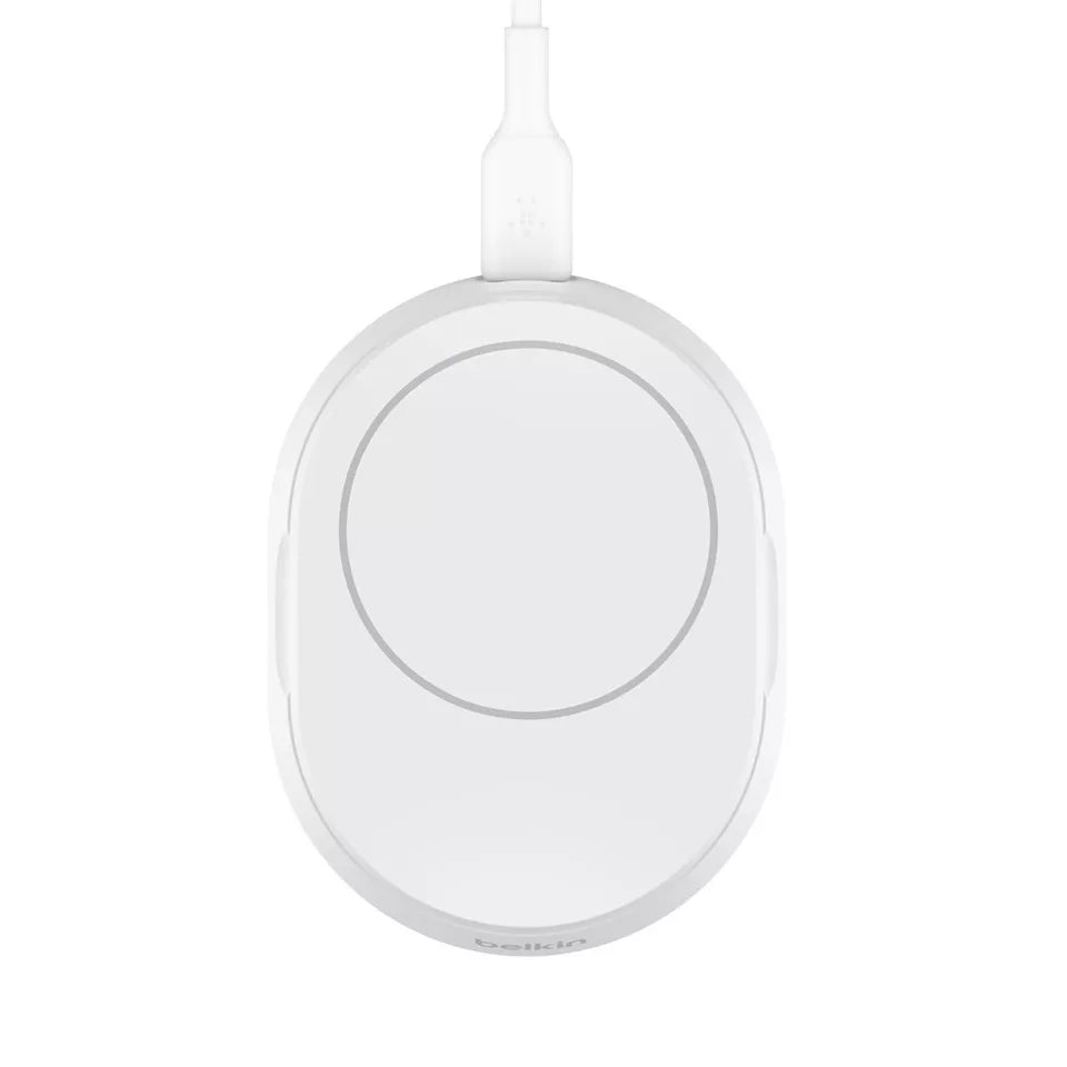 BELKIN W.CHRGR QI2 CHRG PRO 15W FOLDING PAD/STAND WHT