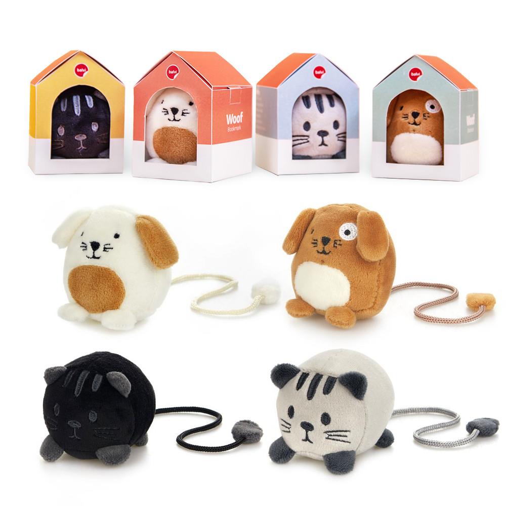 Balvi Bookmark Fluffy Animals Assorted