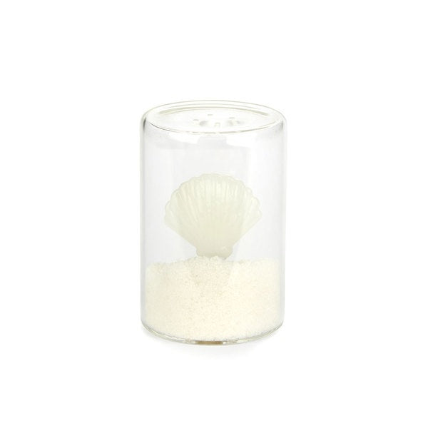 Balvi Salt Shaker Atlantis Shell White Glass