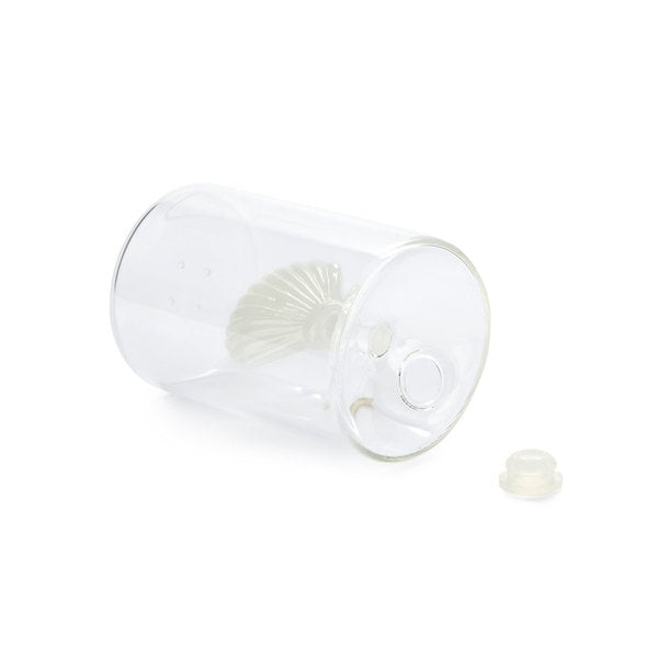 Balvi Salt Shaker Atlantis Shell White Glass