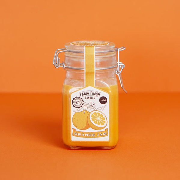 Balvi Scented Candle Farm Fresh Orange Wax/Glass