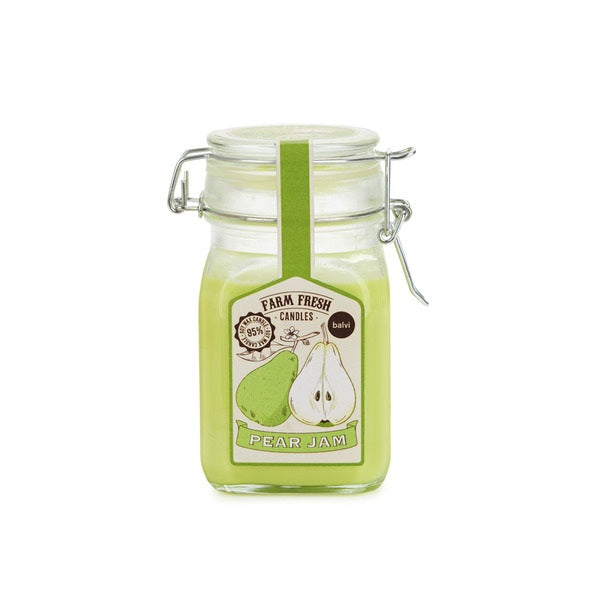Balvi Scented Candle Farm Fresh Pear Wax/Glass