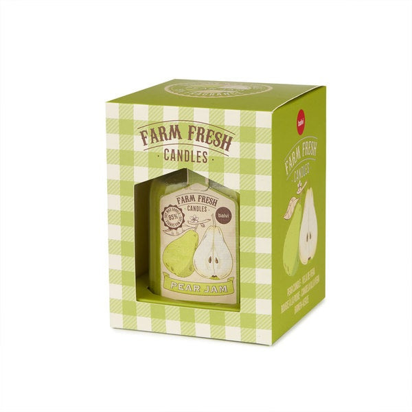 Balvi Scented Candle Farm Fresh Pear Wax/Glass