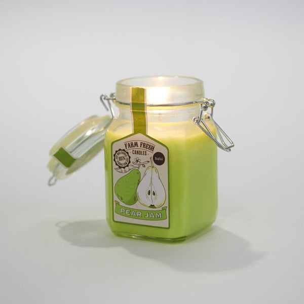 Balvi Scented Candle Farm Fresh Pear Wax/Glass