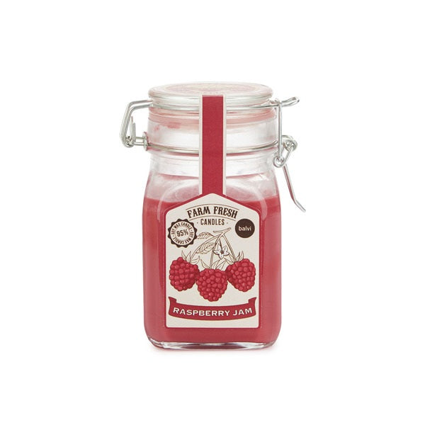 Balvi Scented Candle Farm Fresh Raspberry Wax/Glass