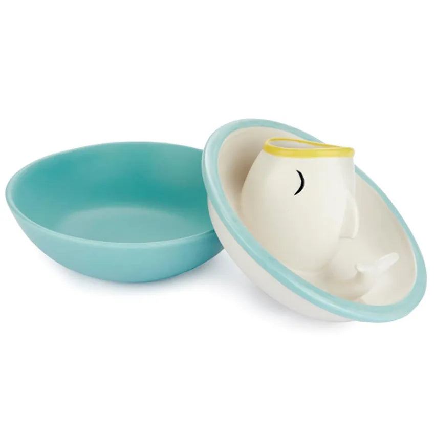Balvi Snack Tray Hungry Fish Blue Ceramic