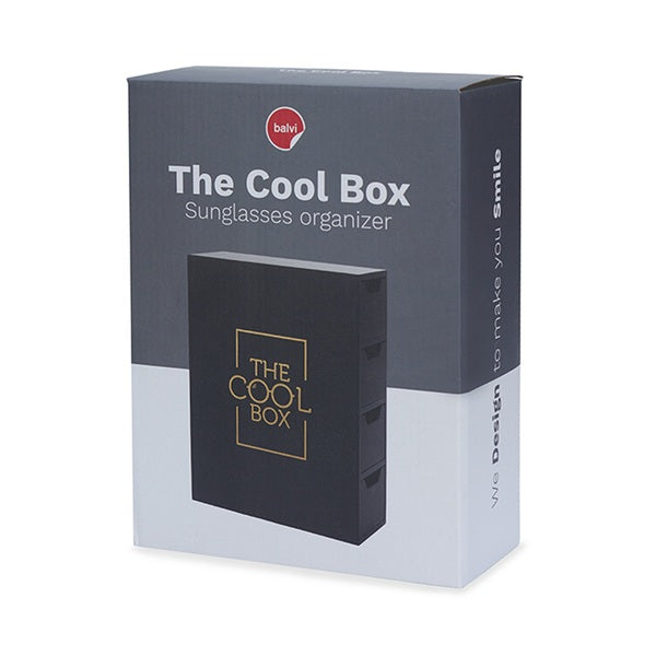 Balvi Sunglasses Organizer The Cool Box Black Wood