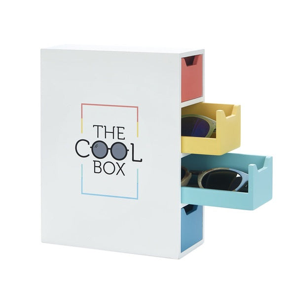 Balvi Sunglasses Organizer The Cool Box Multicolor Wood