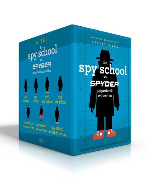 The Spy School Vs. Spyder Paperback Collection (Boxed Set) Spy School; Spy Camp; Evil Spy School; Spy Ski School; Spy School Secret Service; Spy School Goes South; Spy School British Invasion