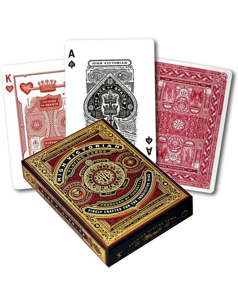 Theory11 Playing Cards High Victorian Red