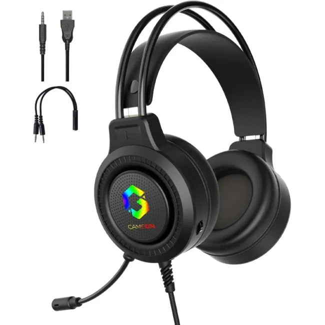 Gameon Got101 Shadowfire Rgb Gaming Headset - Black