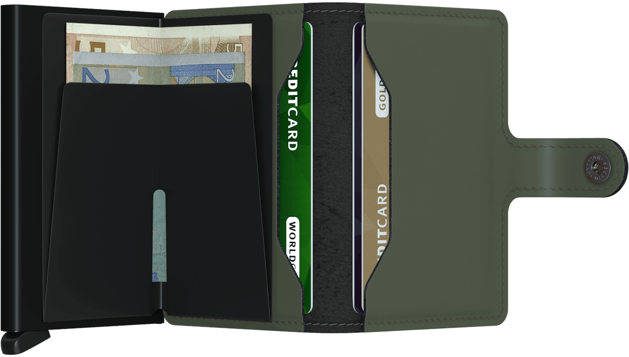 Secrid Miniwallet Matte Green-Black