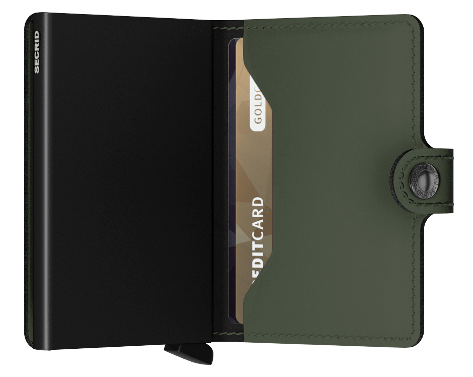 Secrid Miniwallet Matte Green-Black