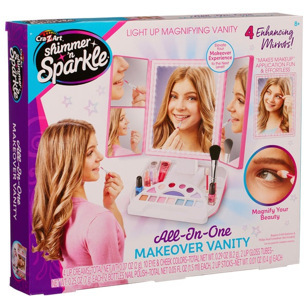 Shimmer 'n Sparkle All-in-One Makeover Vanity