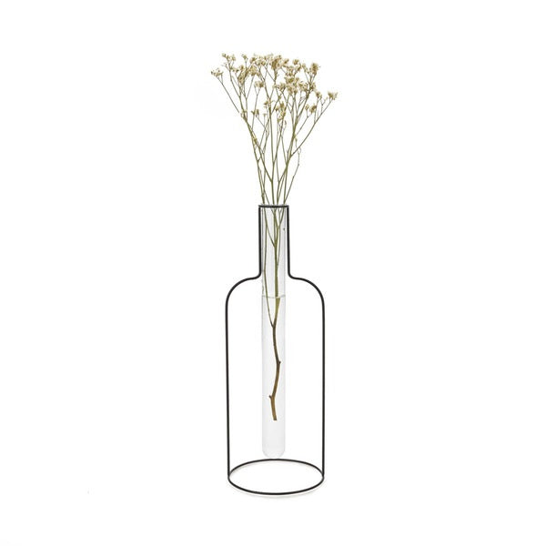 Balvi Vase Bottle Silhouette Xl Black