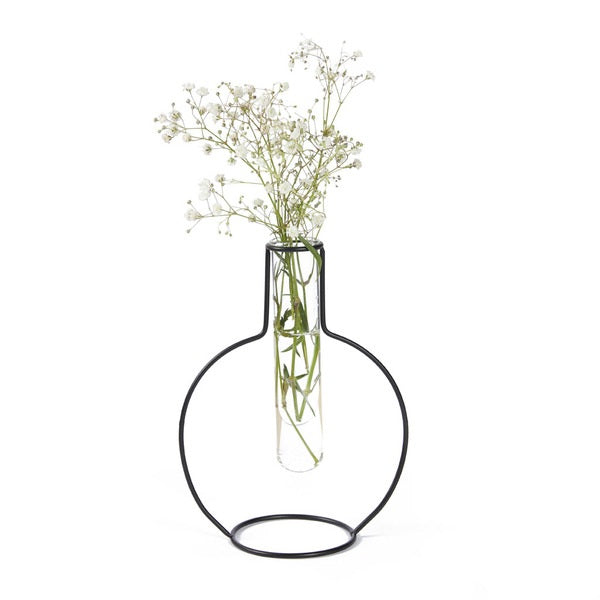Balvi Vase Round Silhouette Black