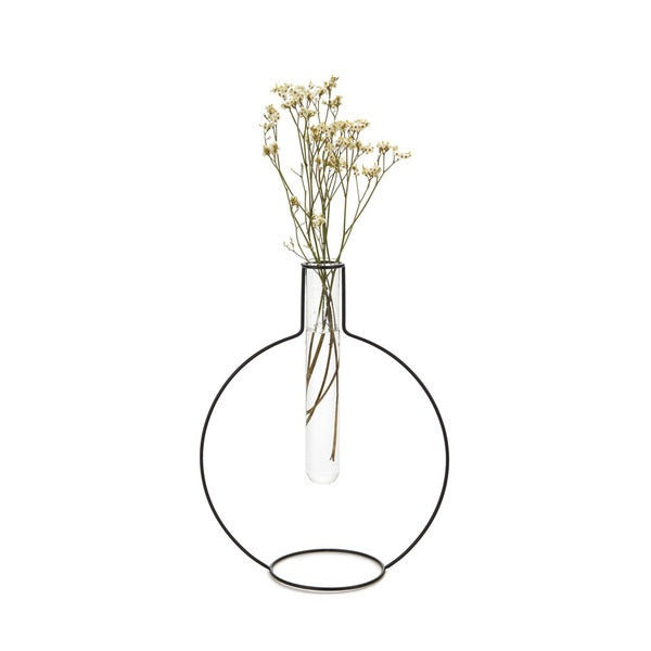 Balvi Vase Round Silhouette Xl Black