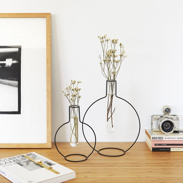 Balvi Vase Round Silhouette Xl Black