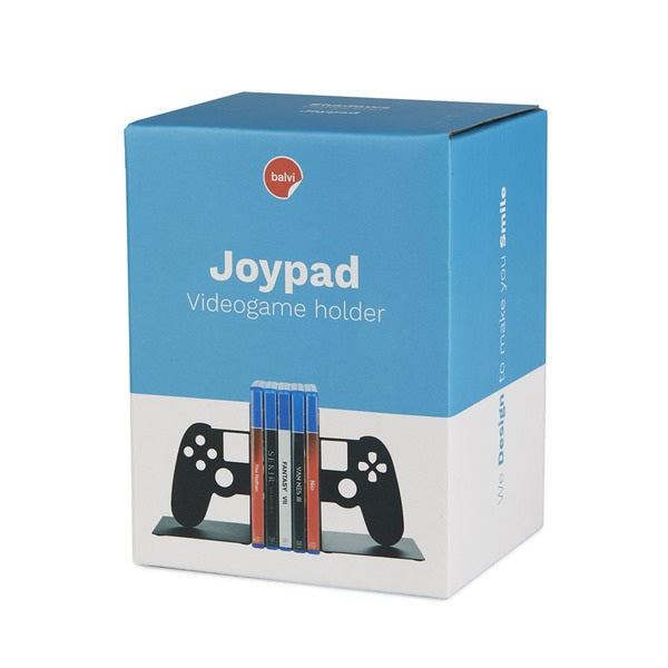 Balvi Videogame Holder Joypad Black Metal
