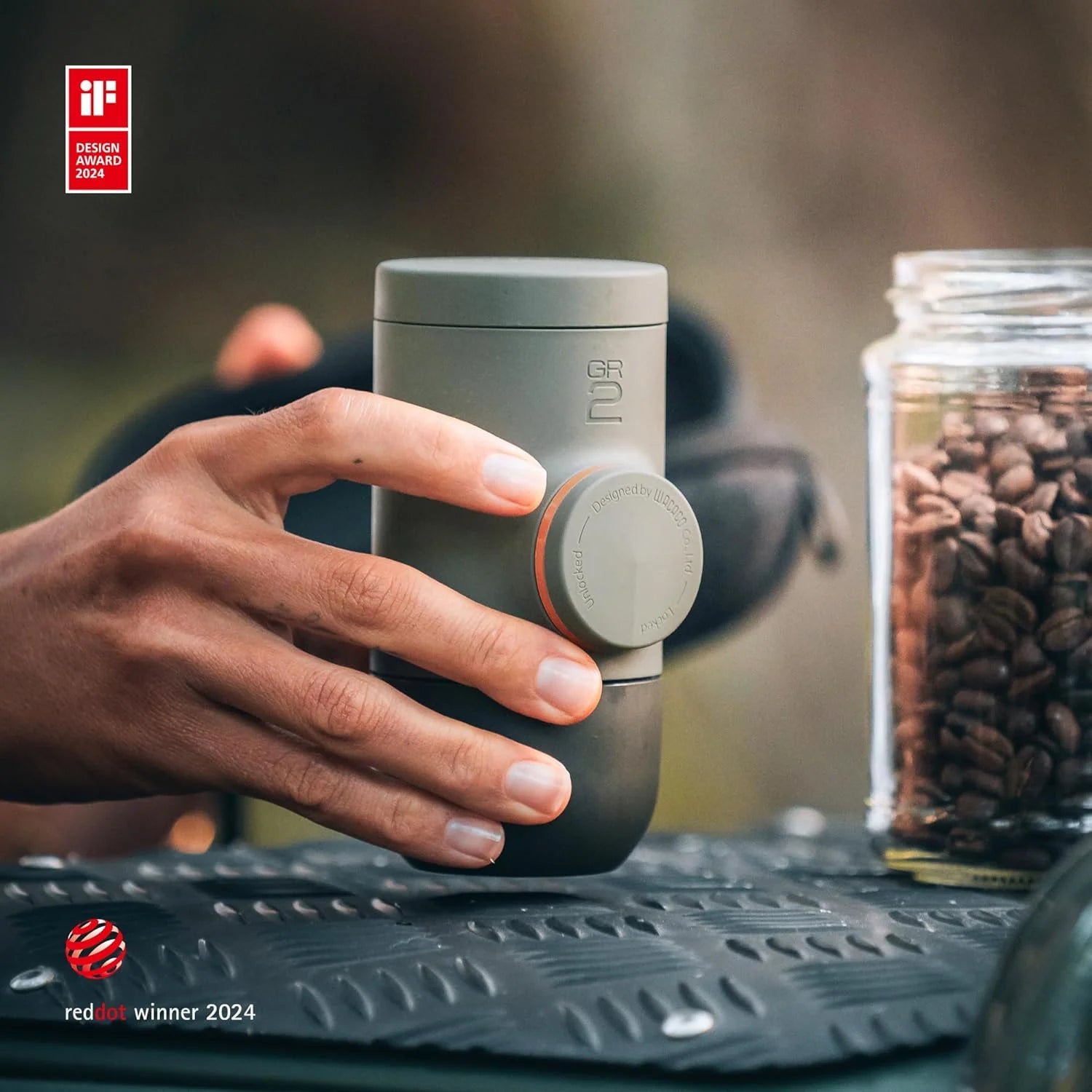 WACACO MINIPRESSO GR2 GROUND COFFEE BLACK