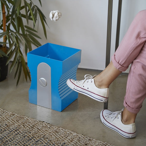 Balvi Wastebasket Sharpener Blue Plastic