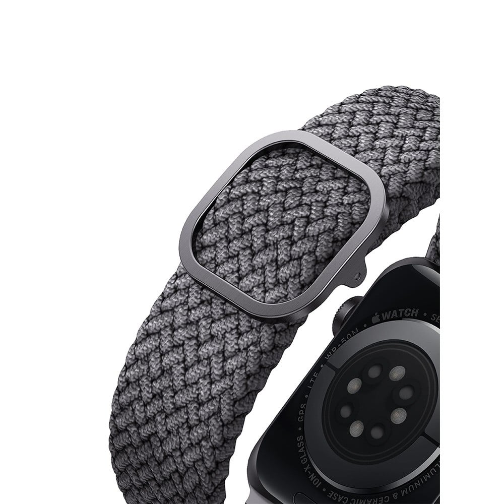 UNIQ ASPEN BRAIDED APPLE WATCH STRAP 41/40/38MM - GRANITE GREY