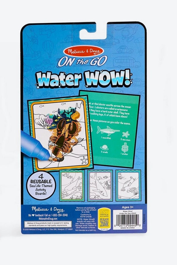 Melissa & Doug On the Go Reusable Book & Pen - Under The Sea