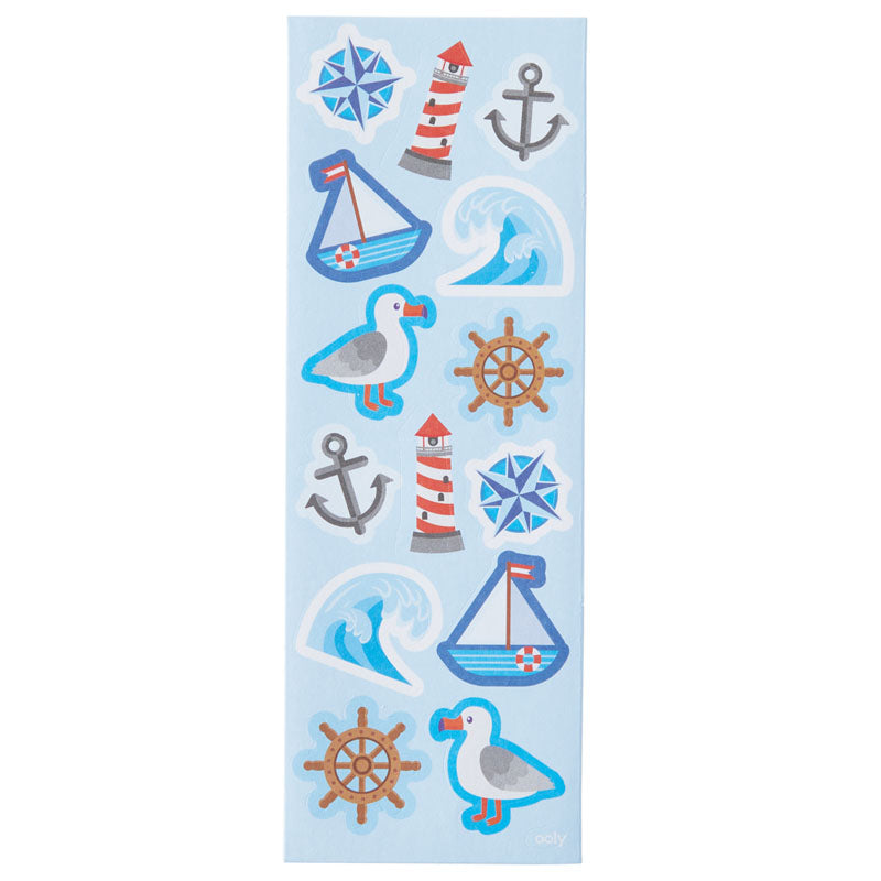 Ooly Stickiville Stickers: Nautical Skinny 2 Sheets