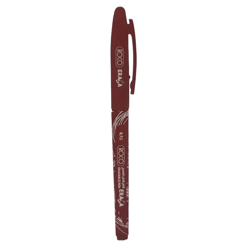 Roco Erasable Pen Red Ink Color 0.7 Mm Ballpoint 12 Pens