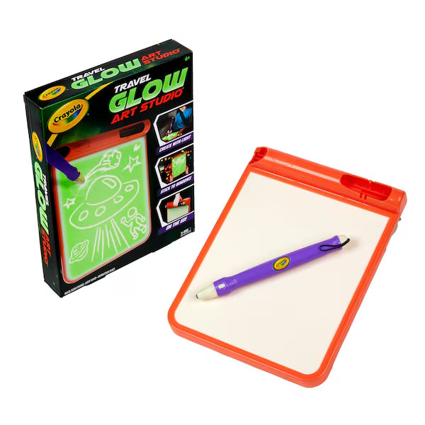 CRAYOLA TRAVEL GLOW ART STUDIO