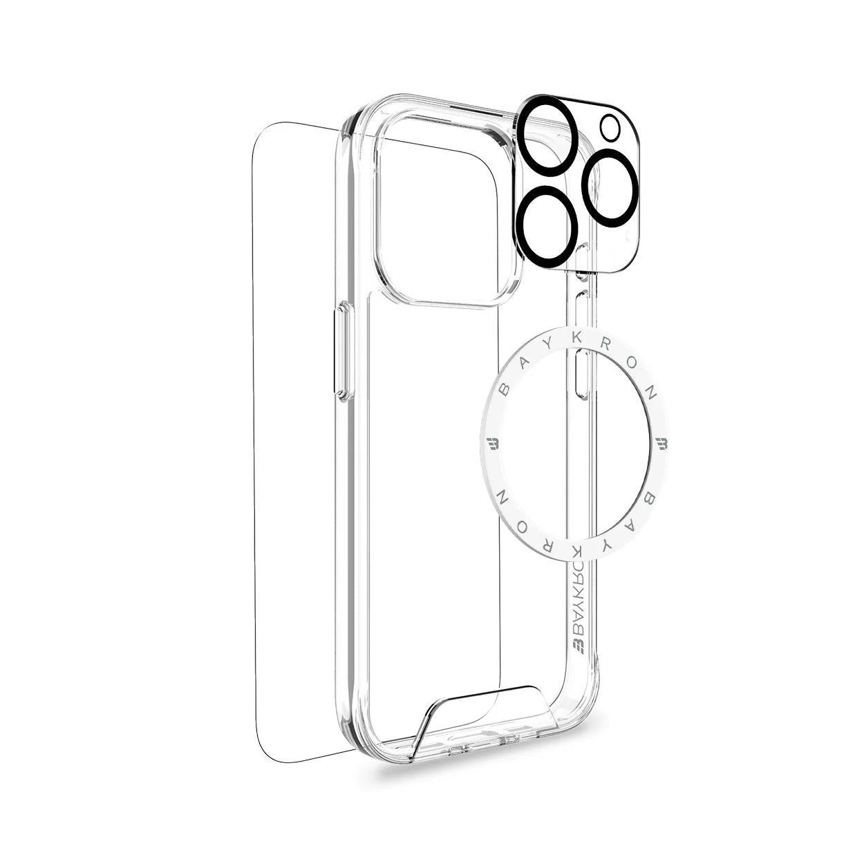Baykron 4 in 1 Package for iPhone 15 pro