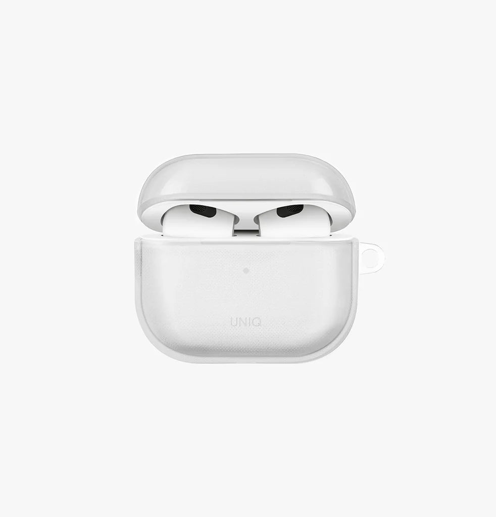UNIQ GLASE AIRPODS 3RD GEN HANG CASE - GLOSSY CLEAR CLEAR