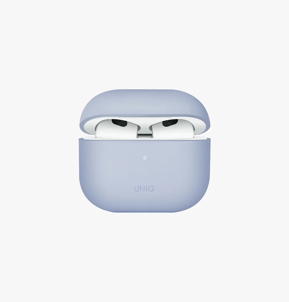UNIQ LINO HYBRID LIQUID SILICON AIRPODS 3RD GEN CASE - ARCTIC BLUE ARCTIC BLUE