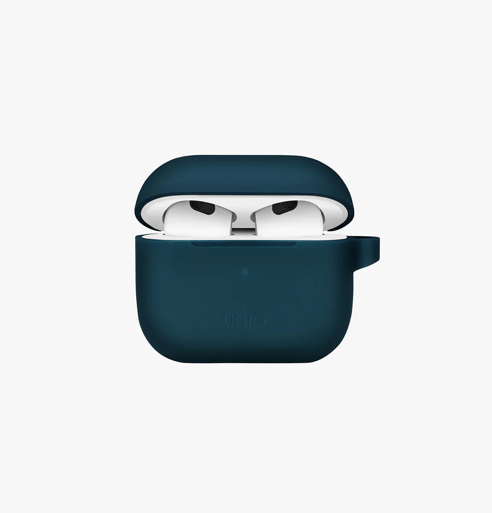 UNIQ VENCER AIRPODS 3RD GEN SILICONE HANG CASE - NAUTICAL BLUE BLUE