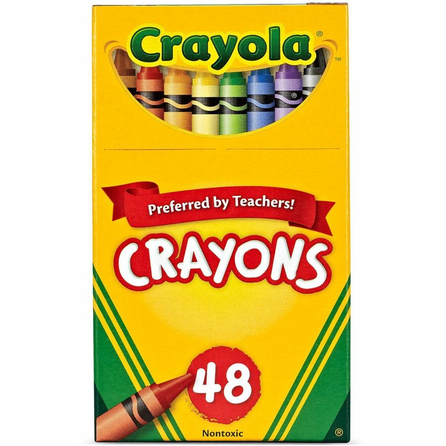 Crayola 48 Crayons, Tuck Box - Assorted Colors
