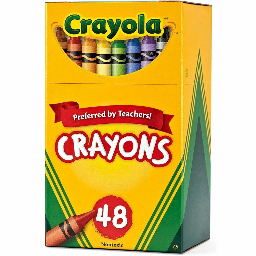 Crayola 48 Crayons, Tuck Box - Assorted Colors
