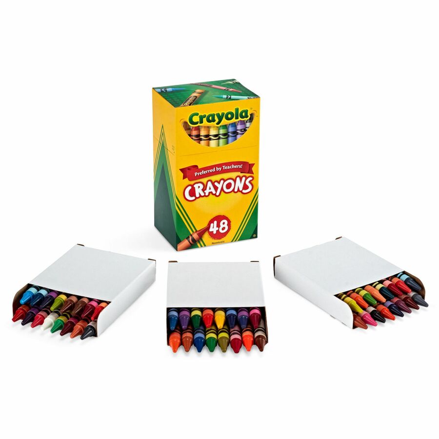 Crayola 48 Crayons, Tuck Box - Assorted Colors