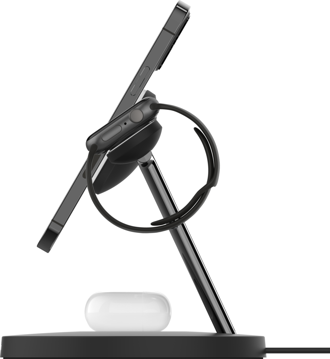 BELKIN BOOSTCHARGE PRO 3IN1 W.CHARGER OFFCL MAGSAFE 15W BLK