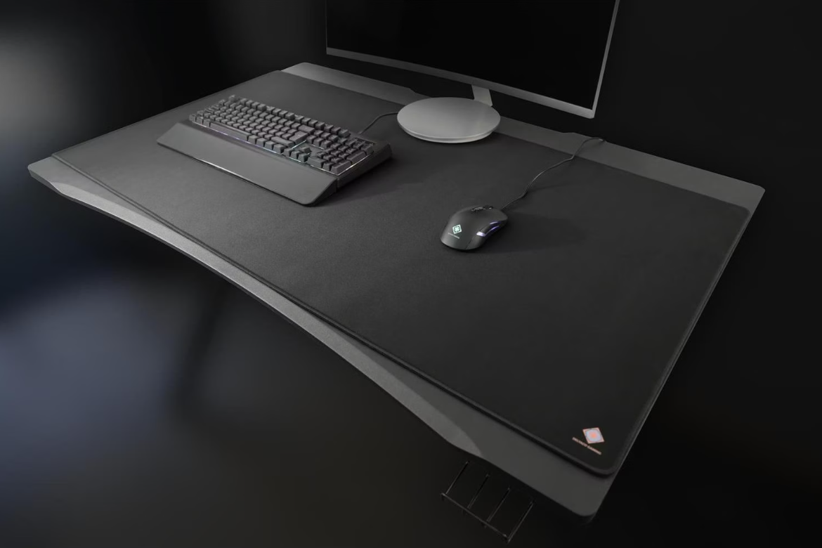 DELTACO GAMING DMP440 XXL DESKMAT,
 
 1200x600x4mm, stitched edges - Black